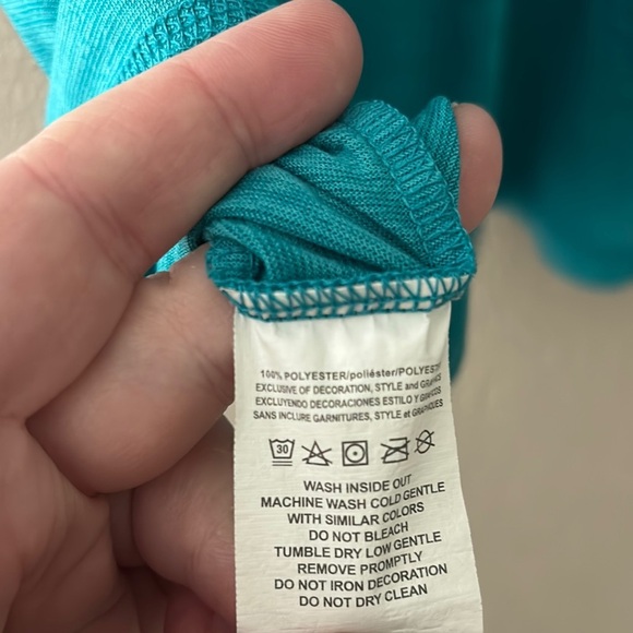 Miami Dolphins NFL Team Apparel Mens Size XXL Teal Football T-Shirt - Picture 5 of 6